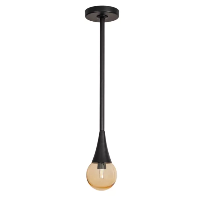 Pendente Usina Jazz Haste Fixa 500mm 1L G9 Ø110X470mm 52015 By Tiago Curioni