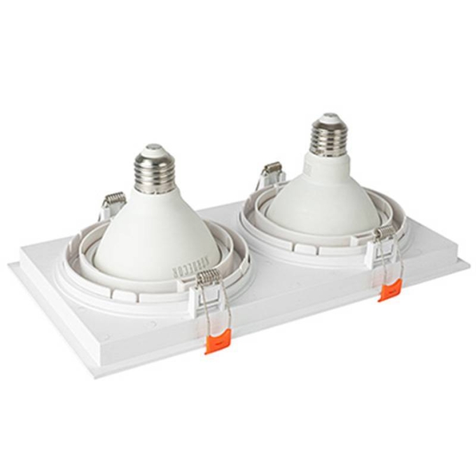 Spot Embutir Nordecor Loyo 2L PAR30 Branco 295x160x15mm 6928