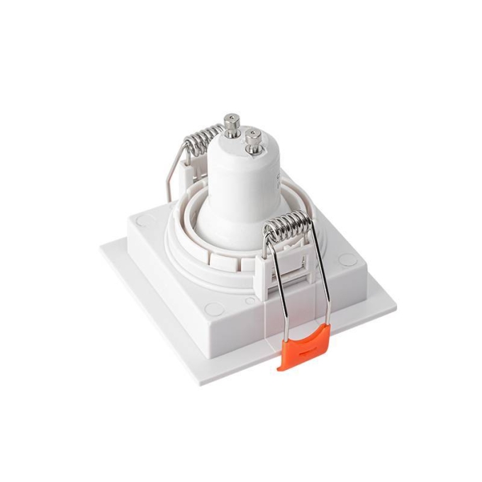 Spot Embutir Nordecor Loyo 1L Mini Dicroica MR11 Branco 72x72x15mm 6818