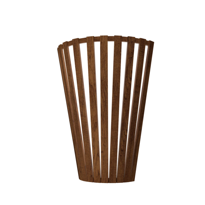 Arandela Accord Cônica Ripada 1L E27 230x110x300mm 456