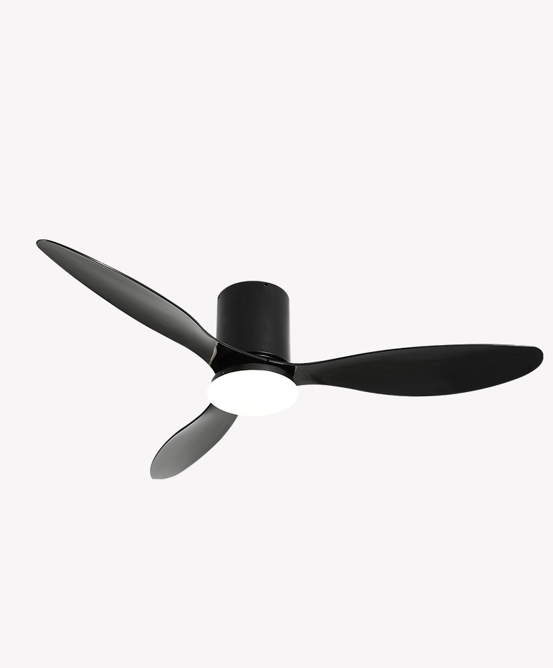 Ventilador Opus Air Flow Preto 52 watts 3000K/4000K/6500K Ø1320mm IP20 120° Bivolt OPS 88859 