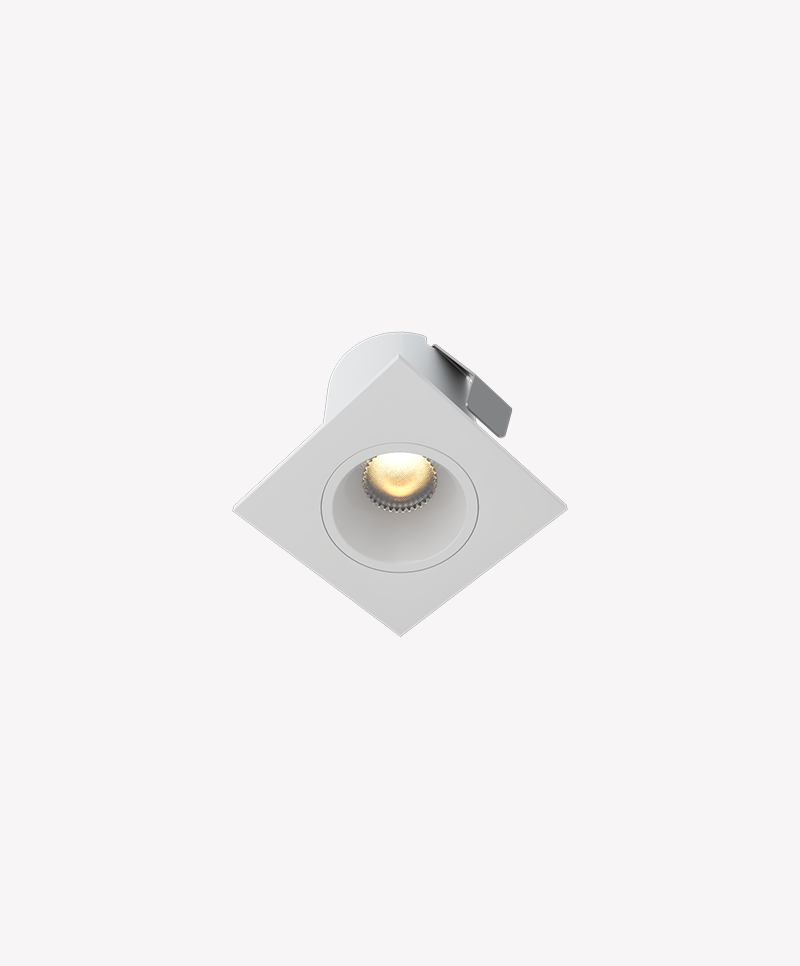 Mini Spot Opus LED 1 watts 2700K Branco 24° IRC90 Bivolt 30x30mm OPS 89030