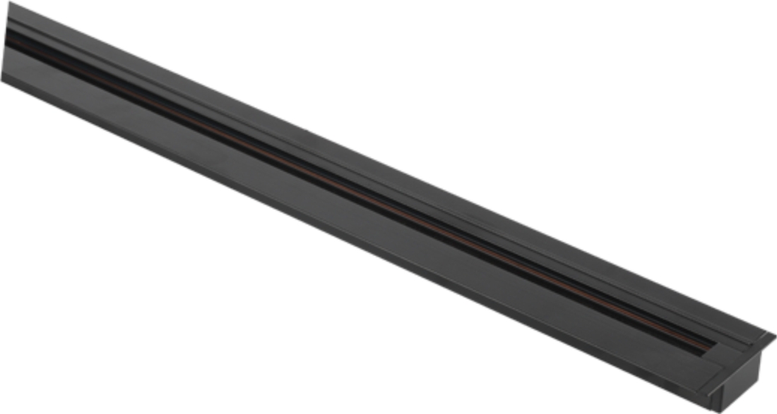 Trilho Eletrificado de Embutir Alpertone Vision Preto 1 Metro 0520