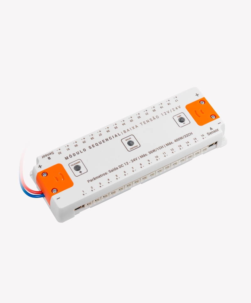Controlador Sequencial p/ Fita de Led Bivolt Opus OPS 86510