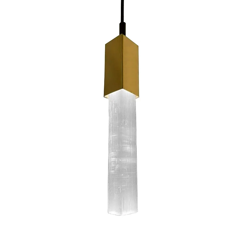 Pendente Dna Lustres Bastão de Rocha 1L Mini Dicróica 330mm PEND-ROCHA