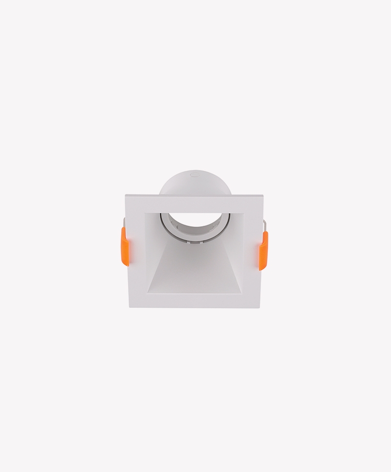 Spot Opus Ultra Recuado MR11 Quadrado Branco 75x75x55mm OPS 87081