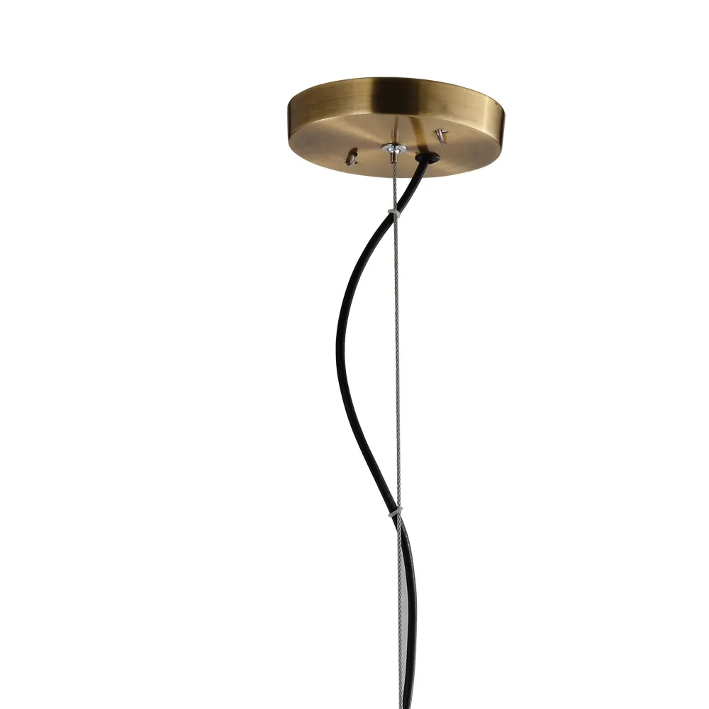 Pendente Bella Caju Bronze e Conhaque 3L E27 Ø480x630mm RZ001EL