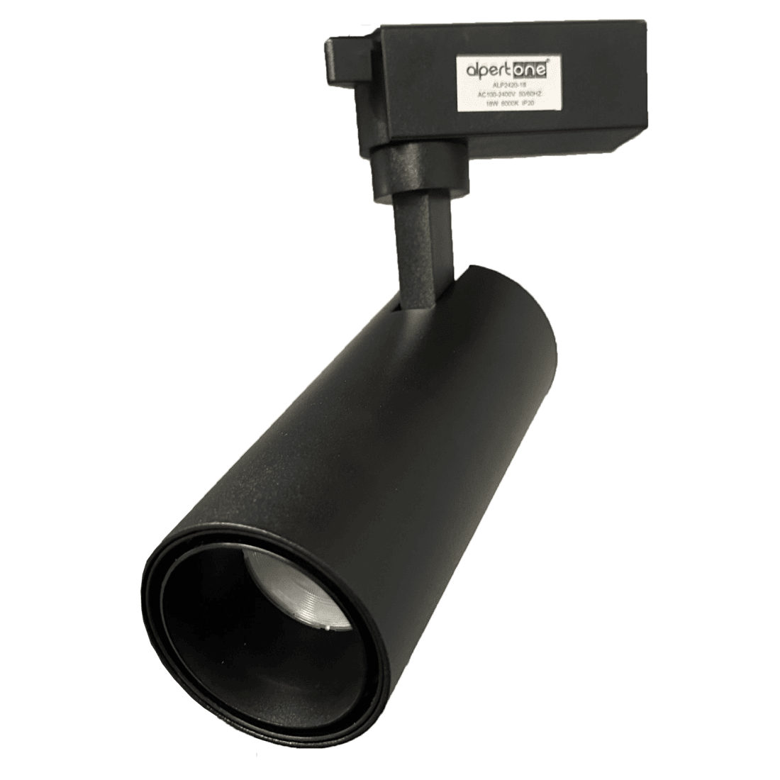 Spot para Trilho Alpertone Vision 30 watts 6000K 27° Preto Bivolt Ø80x190x164mm 0518
