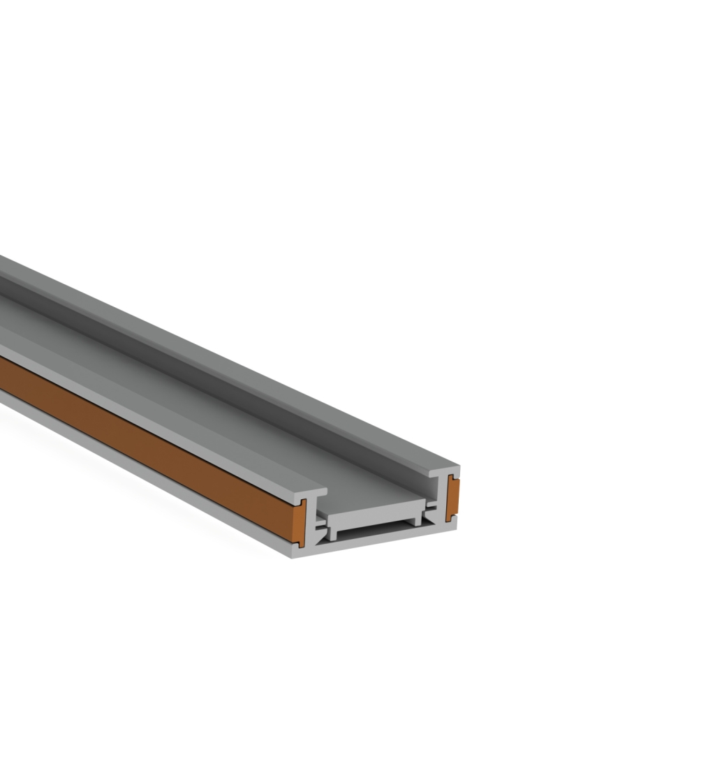 Trilho Magnético Alpertone Sobrepor Onyx Branco 2 Metros 48V IP20 011434