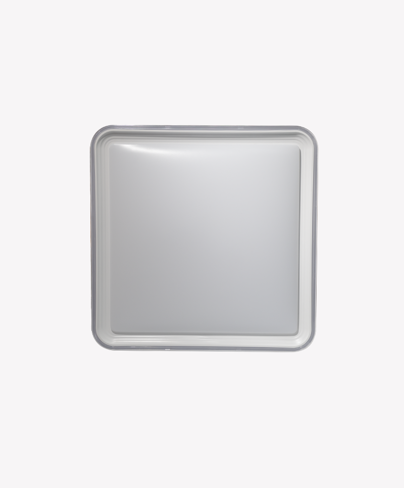 Plafon Opus Fusion Branco 45 watts 3000K - 6500K Bivolt 490x490x70mm OPS 89085 
