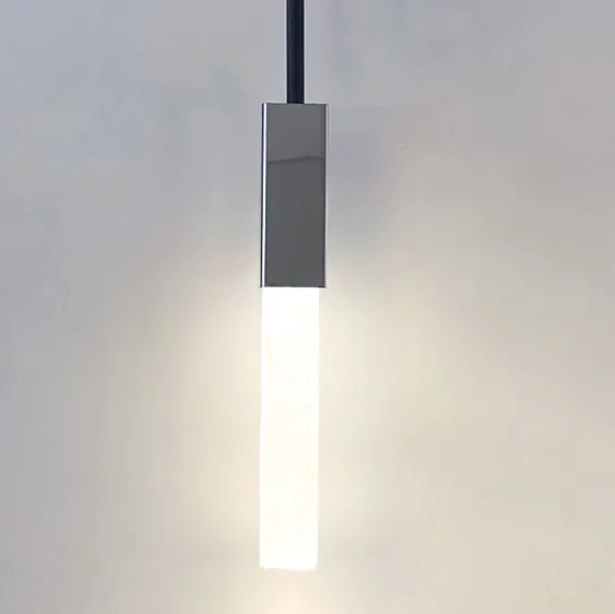 Pendente Dna Lustres Bastão de Rocha 1L Mini Dicróica 330mm PEND-ROCHA