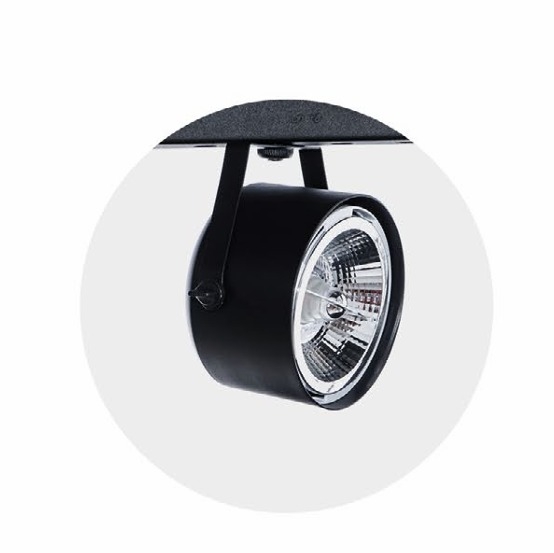 Spot Sobrepor Belly Iluminação AR111 GU10 Sem Canopla para Perfilado EP-F