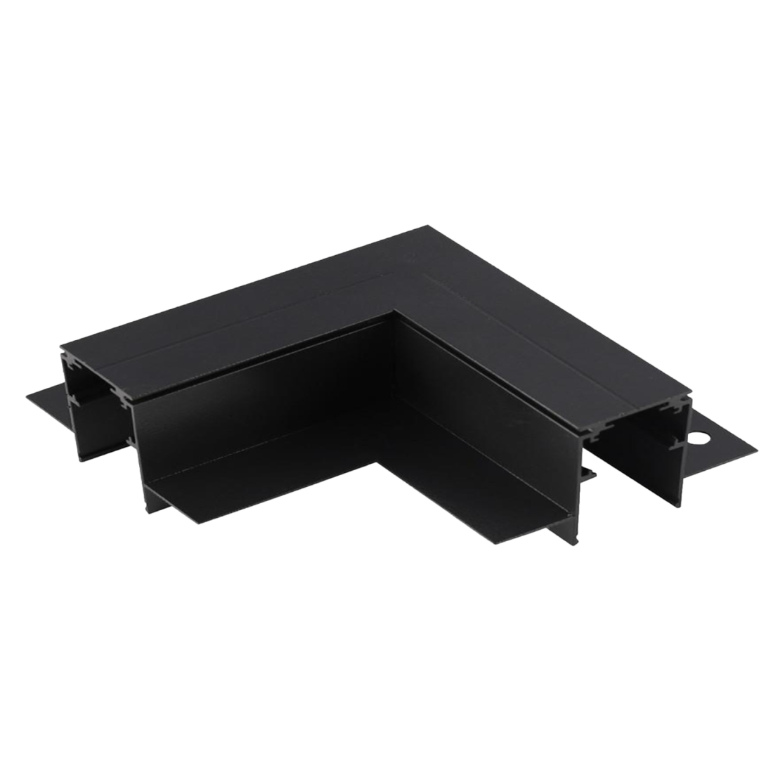 Emenda Trilho Magnético Alpertone Embutir Teto/Teto Magno Preto 3018