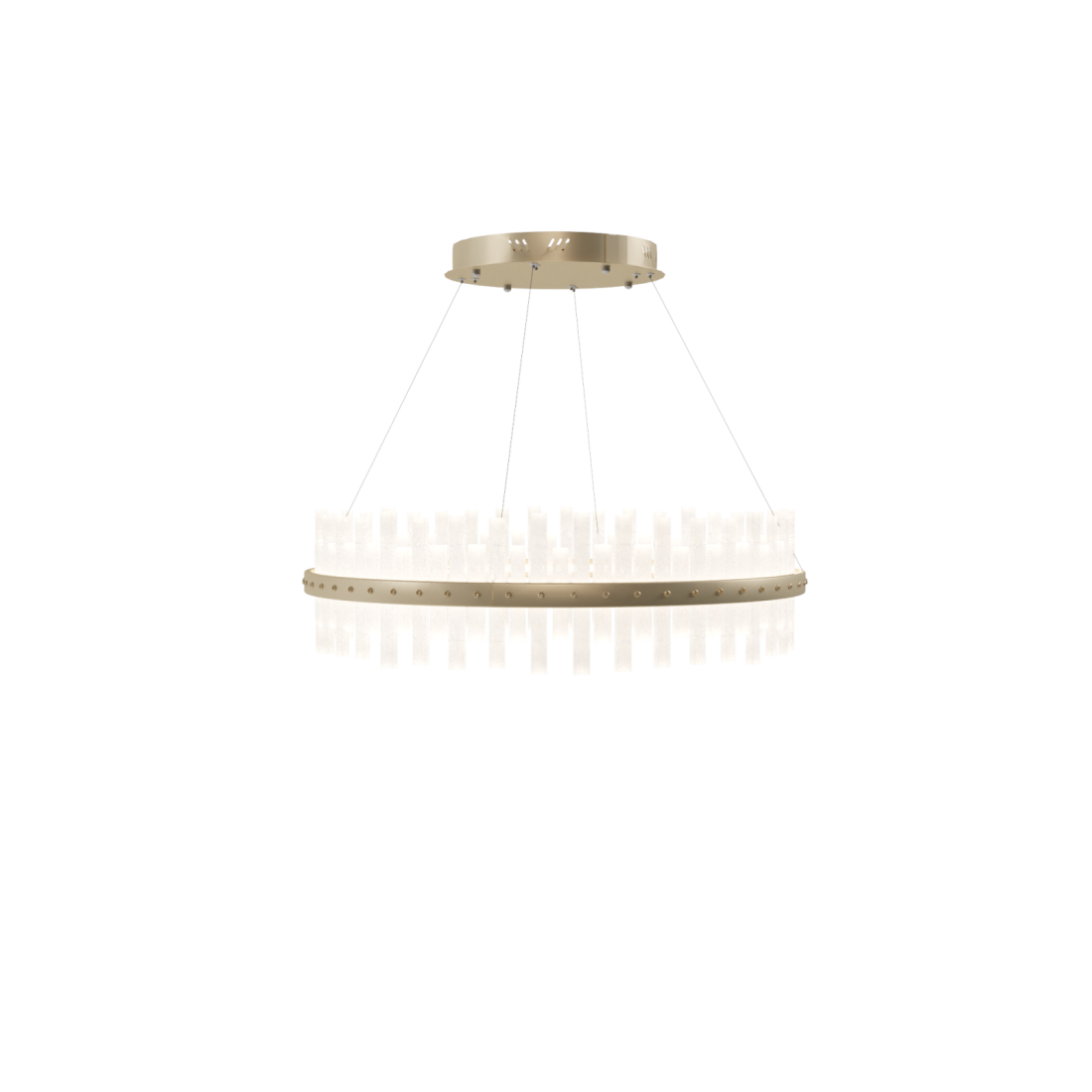 Pendente Dna Lustres Siena Felsen Cristal de Rocha 75 watts Ø800mm ROCHA-SIENA-I-80