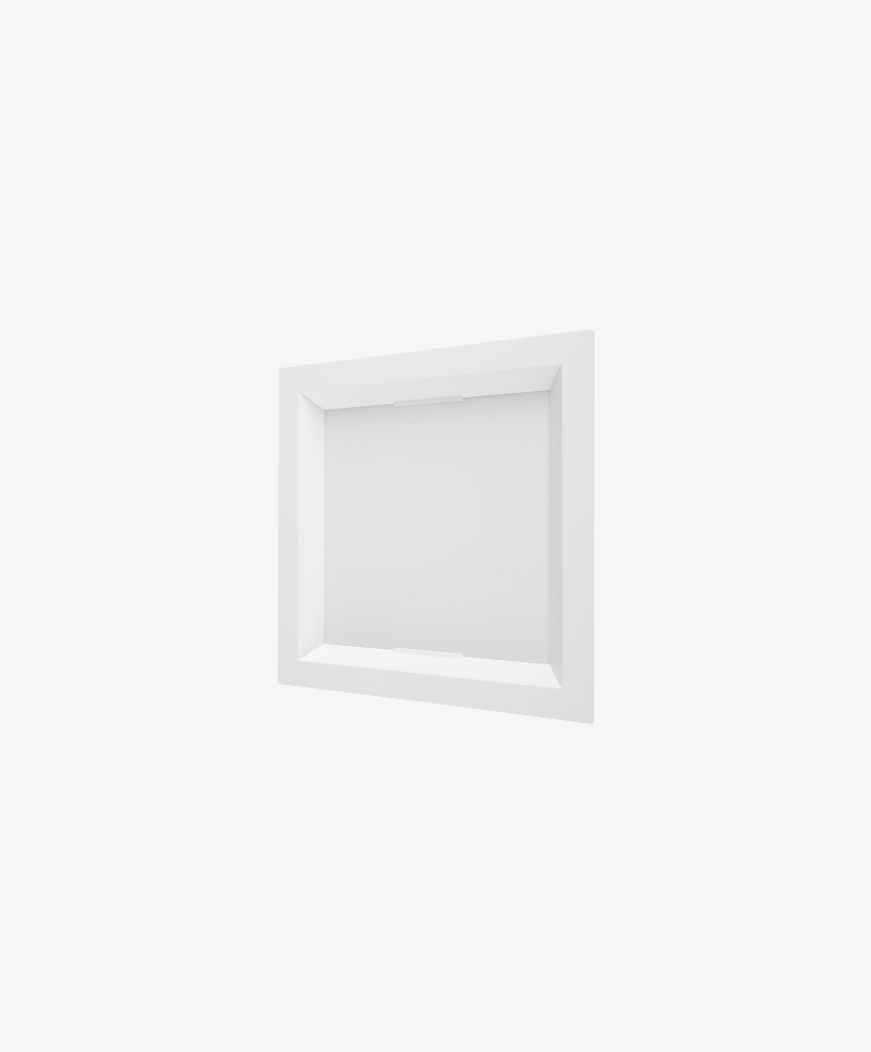 Painel Recuado Embutir ABS Opus LED 176x176mm 12 watts 4000K OPS 85278