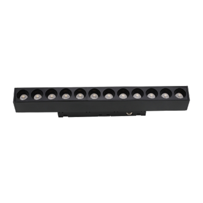 Módulo Grille Magnético Alpertone Magno 48V 12 watts 4000K 24° Preto 220x23x43mm 011364