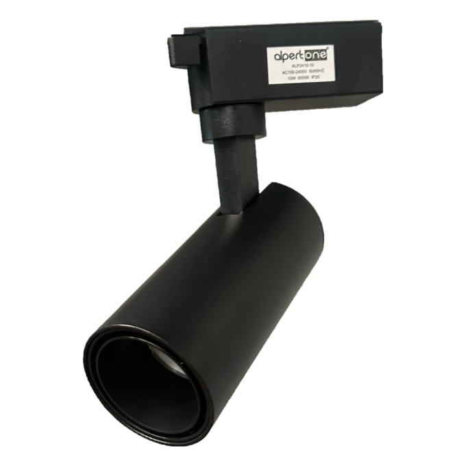 Spot para Trilho Alpertone Vision 10 watts 3000K 20° Preto Bivolt Ø54x120x139mm 0504