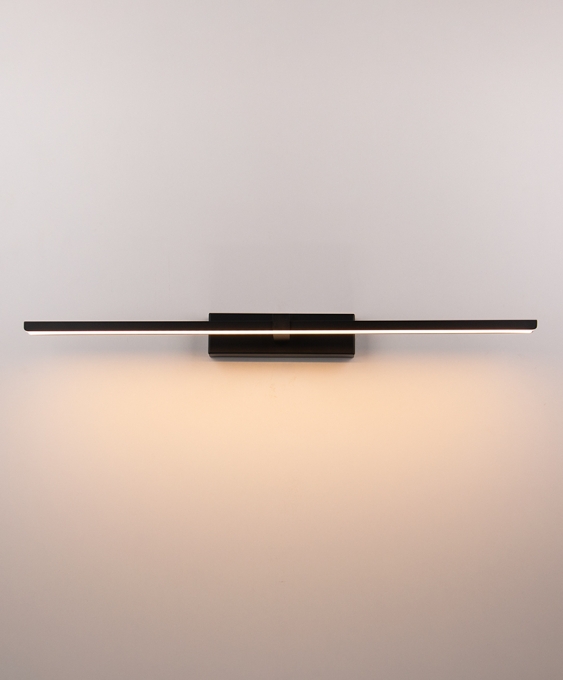 Arandela Opus LED Aquila 12 watts 3000K Bivolt IP44 600mm Preto OPS 86671