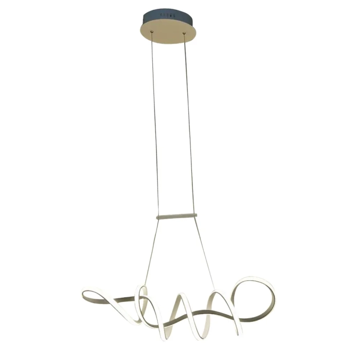 Pendente Bella Zig Branco 35 watts 3000K Ø840x220x210mm TP003