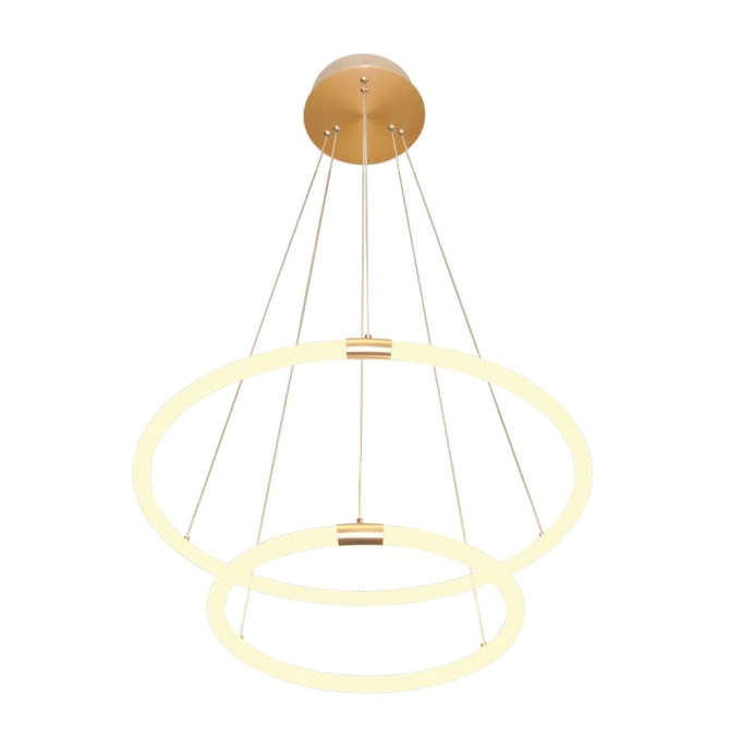 Pendente Bella Circolo Dourado 43 watts 3000K Ø600mm BB022