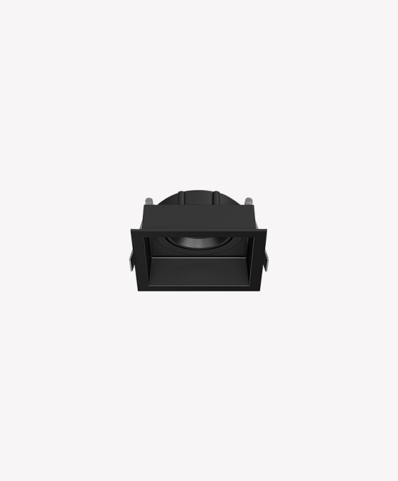 Spot Microborda Opus LED Genesis MR11 Alumínio Preto 75x75x35mm OPS 89849