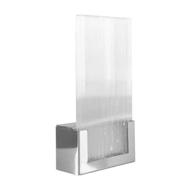 Arandela Dna Lustres Felsen Cristal de Rocha 2 watts 2700K 100x200mm ROCHA-ARA-PL-RET
