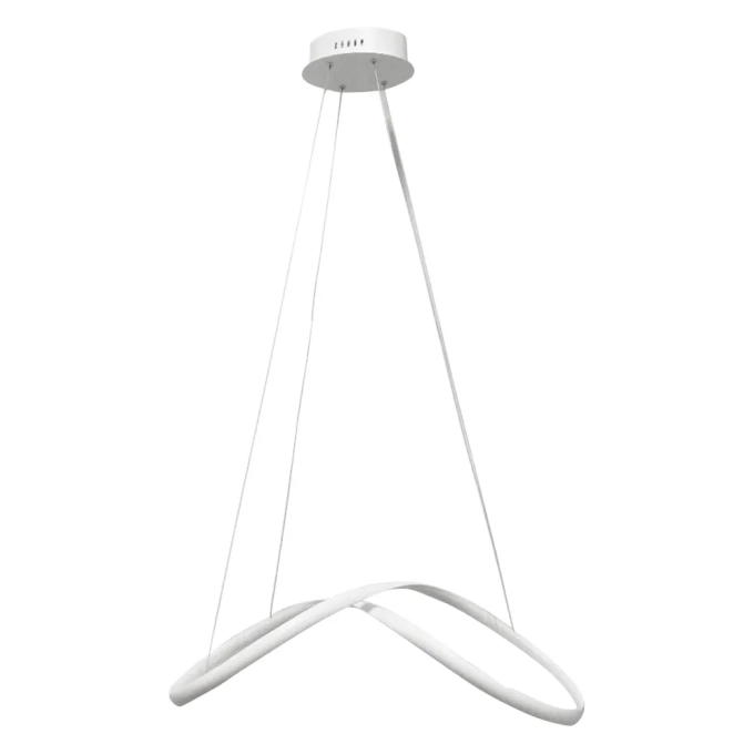 Pendente Bella Zig Branco 35 watts 3000K Ø880x320x220mm  TP002 