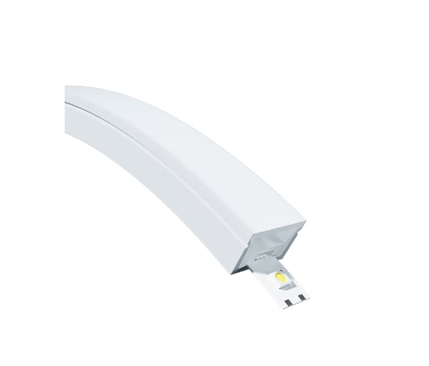 Perfil Sobrepor Alpertone Flexível Curva Vertical 14,4 watts 4000K 24V Branco 25x17mm (Venda por Metro) 0258-4