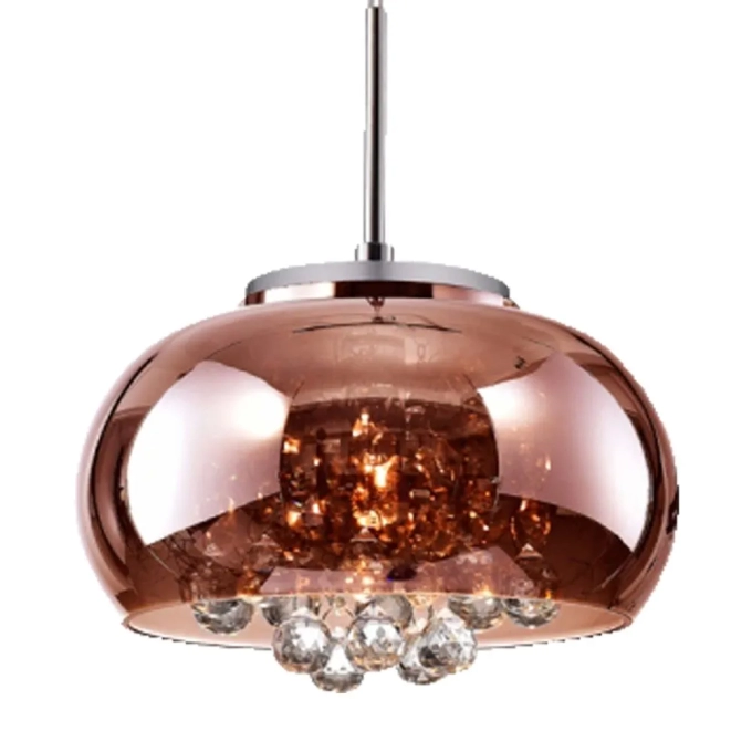 Pendente Bella Soho Cobre 1L G9 Ø220x120mm PD007CO