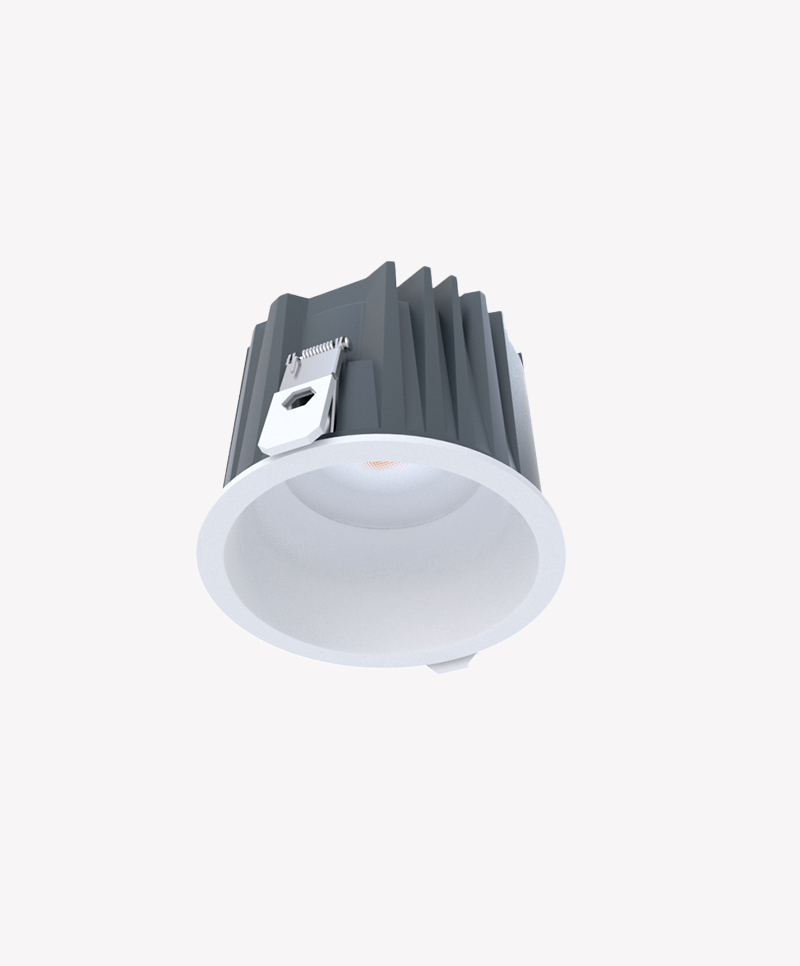 Spot LED Downlight Opus Ø83x65mm 55° 12 watts 3000K Branco Bivolt OPS 88866
