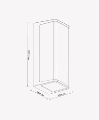 Arandela Opus New Home 10 watts 3000K 160° IP65 Preto 200x85x80mm OPS 88453



