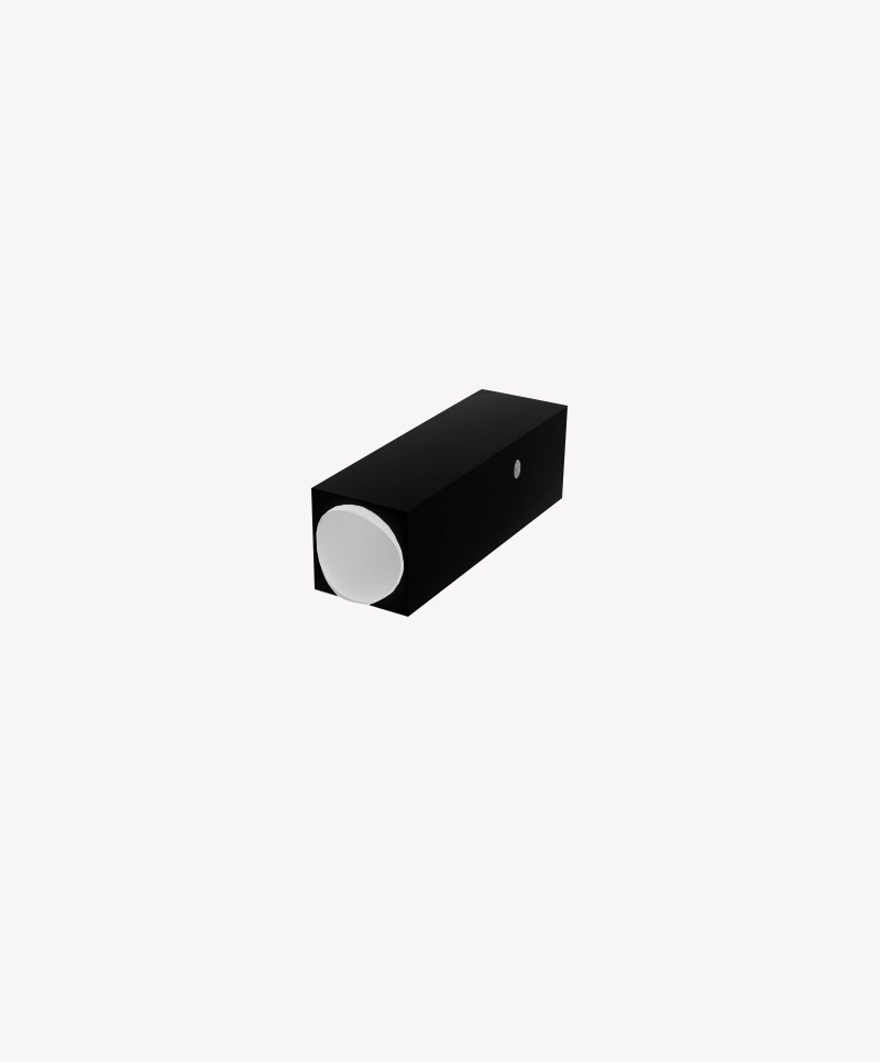 Arandela Opus Minima 3 watts 3000K 60° Preto 75x25mm OPS 86480




