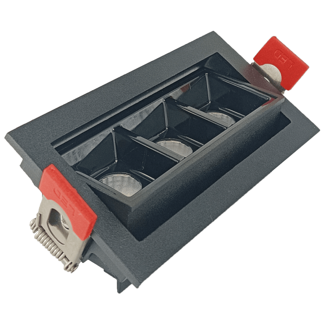 Embutido Alpertone Downlight Durell Articulado 6 watts 36° Preto IRC90 Bivolt 97x45x32mm 011561/011562