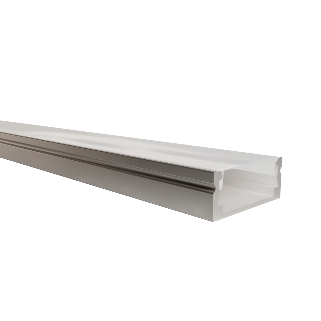 Perfil Sobrepor Alpertone Dileta Slim 15x7mm Barra 3 Metros Anodizado 202A3L