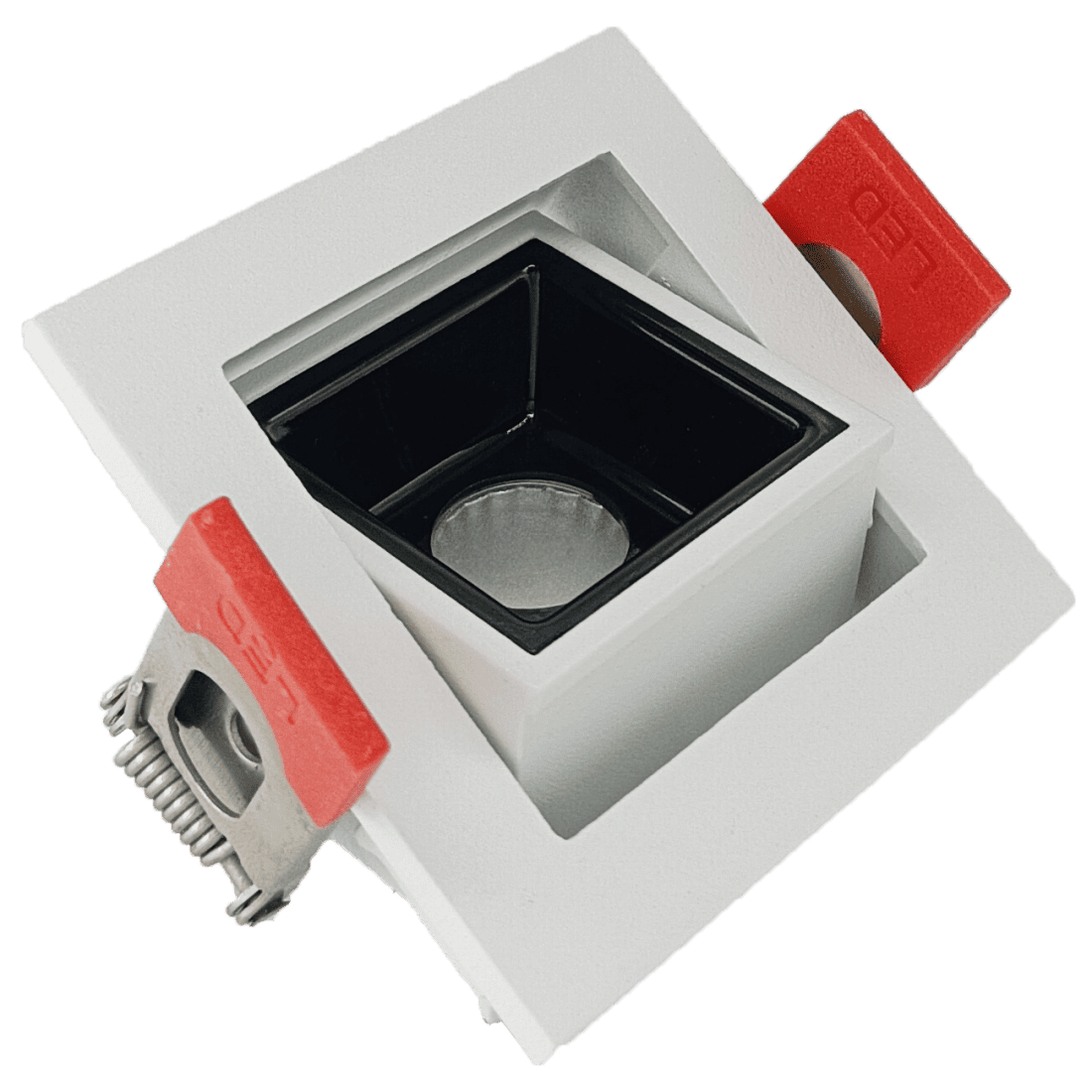Embutido Alpertone Downlight Durell Articulado 2 watts 36° Branco/Preto IRC90 Bivolt 45x45x32mm 011535/011536