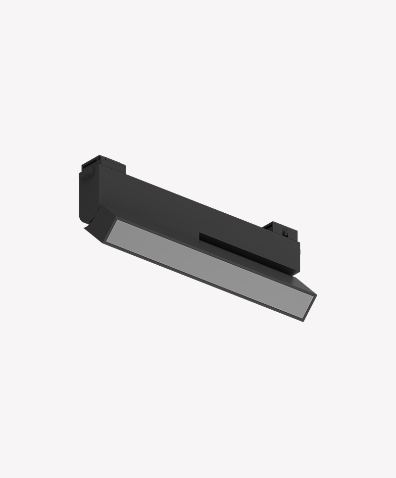 Spot Opus Led Belts Linea Washer 20 watts 24° IP20 IRC90 48V 3000K Bivolt Preto 220x26x80mm OPS 89238 