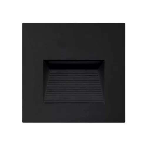Balizador Opus Sentinela 3 watts 3000K 160° IP65 IRC90 Preto 85x85x30mm OPS 88576



