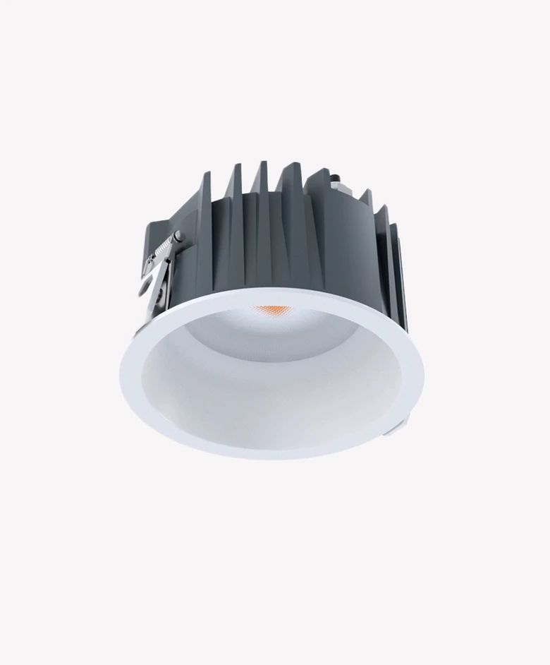 Spot LED Downlight Opus IP20 IRC90 55° 24 watts 4000K Branco Bivolt Ø130mm OPS 30647