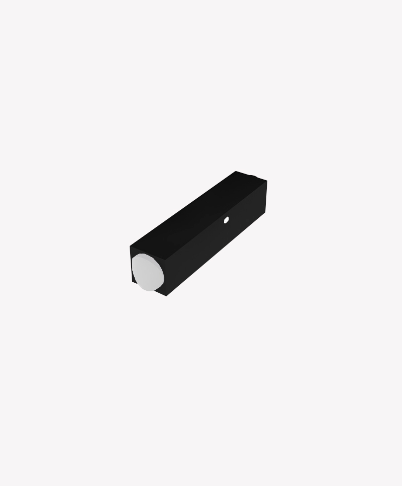 Arandela Opus Minima 2x3 watts 3000K 60° Preto 120x25mm OPS 86503





