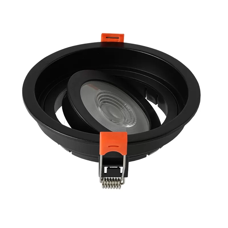 Spot Embutir Nordecor Loyo Redondo 1L PAR20 Preto Ø120x15mm 6937