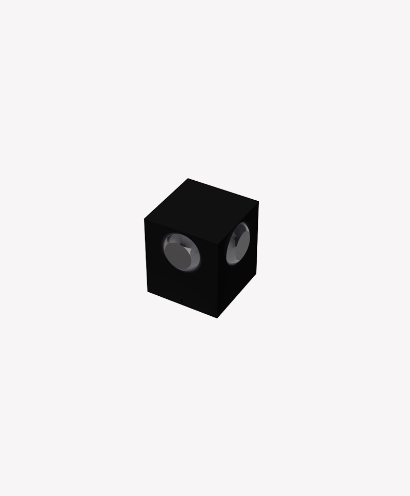 Arandela Opus Arc 4x1 watt 3000K 60° Preto 50x45x45mm OPS 86466




