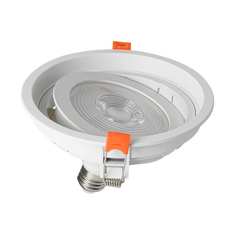 Spot Embutir Nordecor Loyo Redondo 1L PAR30 Branco Ø160x15mm 6938