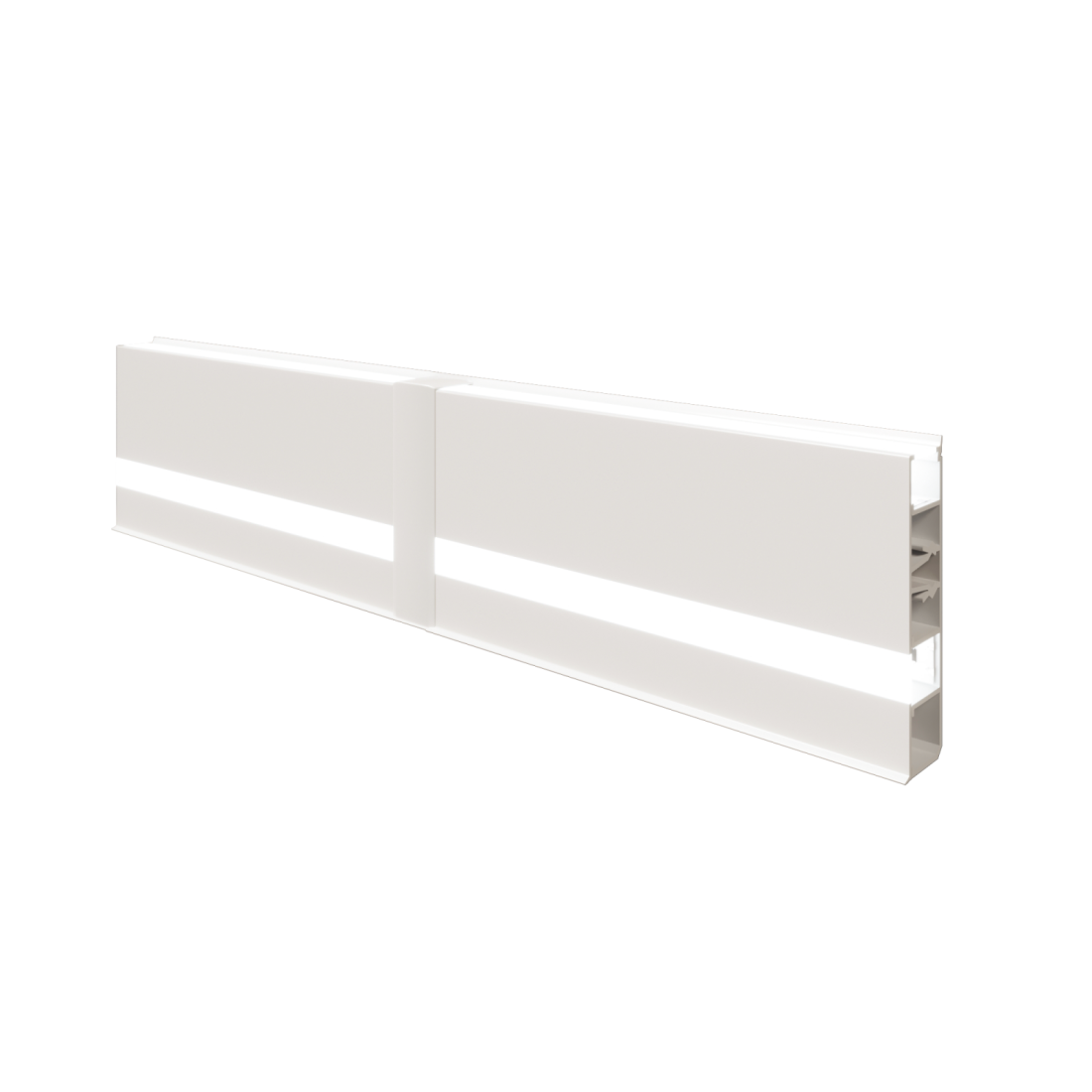 Junção Reto Alpertone para Perfil Zeta Branco 050B