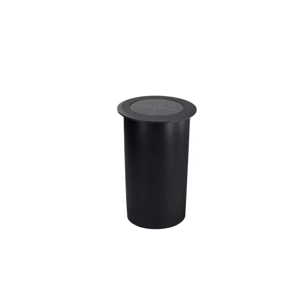 Embutido Solo Opus LED 5 watts 3000K 30° Preto IP67 Ø100x153mm OPS 88149