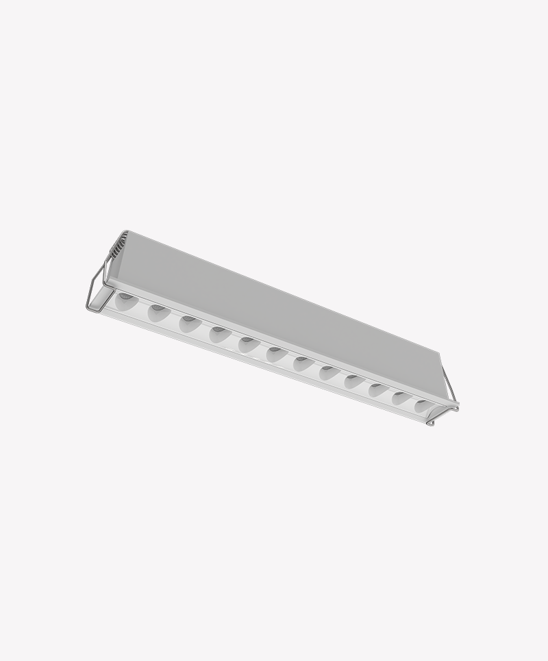 Spot Embutir Opus LED Soul 22 watts 2700K IRC90 80° IP20 240x31x40mm Branco OPS 89474