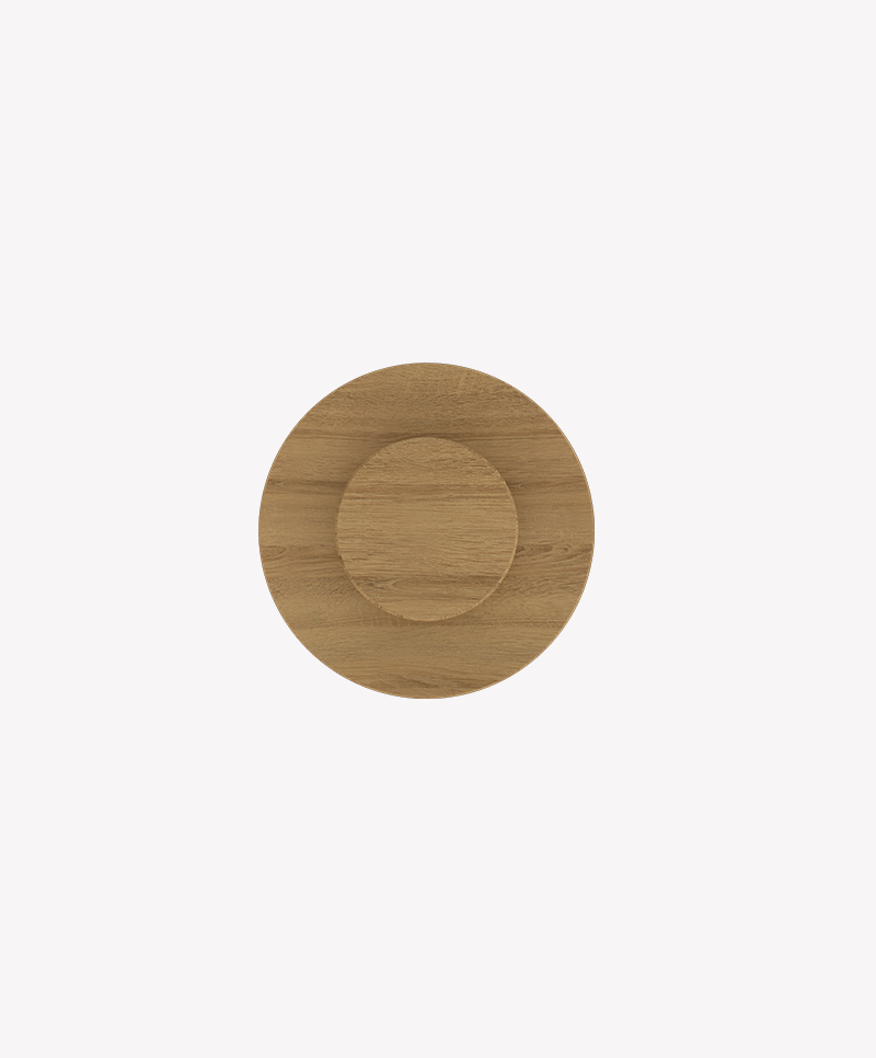 Arandela Opus Eclipse 12 watts 3000K 100° IP65 Madeira 300x300x50mm OPS 35178



