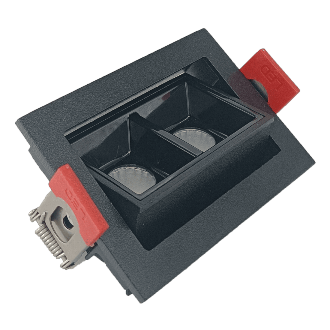Embutido Alpertone Downlight Durell Articulado 4 watts 36° Preto IRC90 Bivolt 70x45x32mm 011549/011550