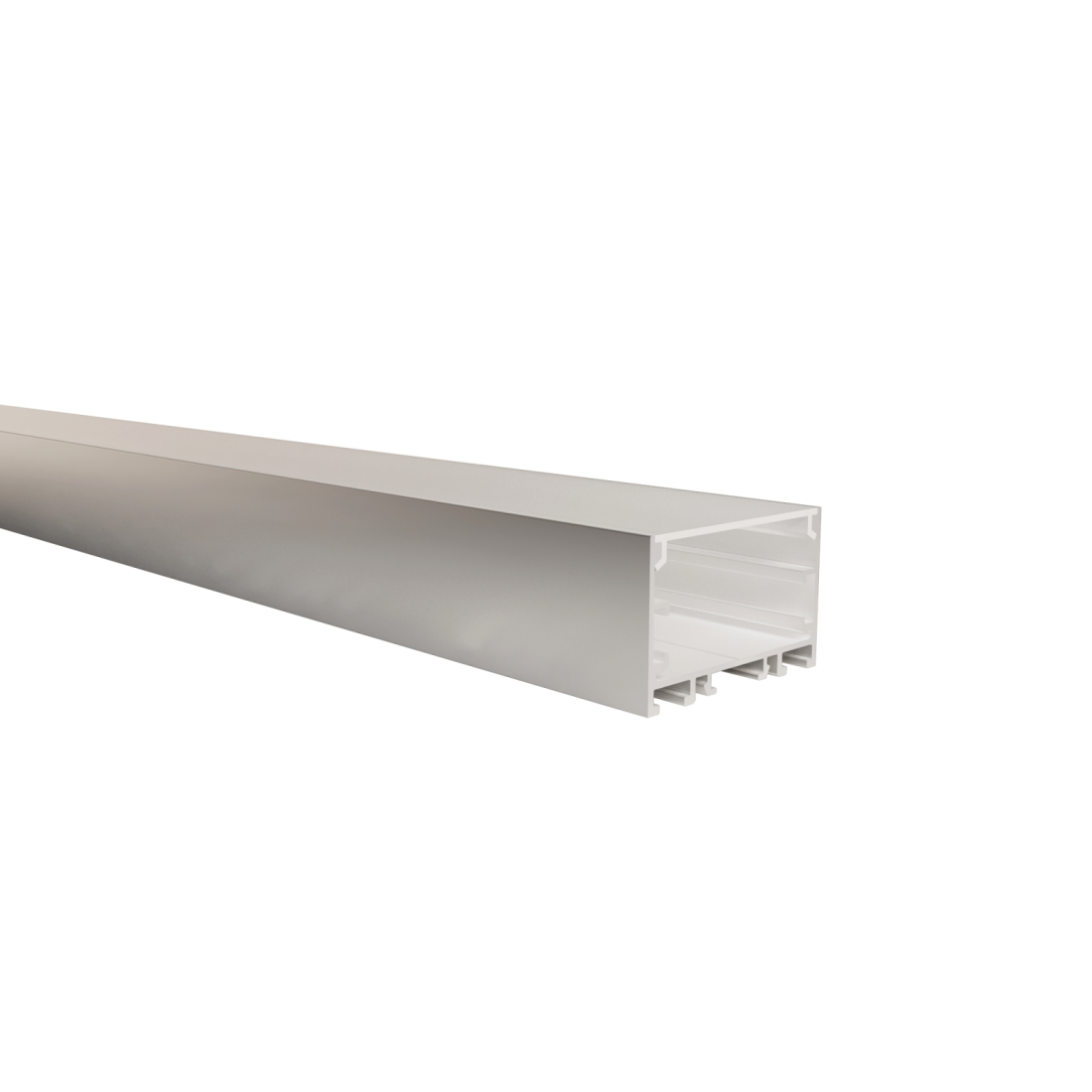 Perfil Sobrepor Alpertone Atria 32x50mm Barra 3 Metros Branco 032B3T / 032P3T