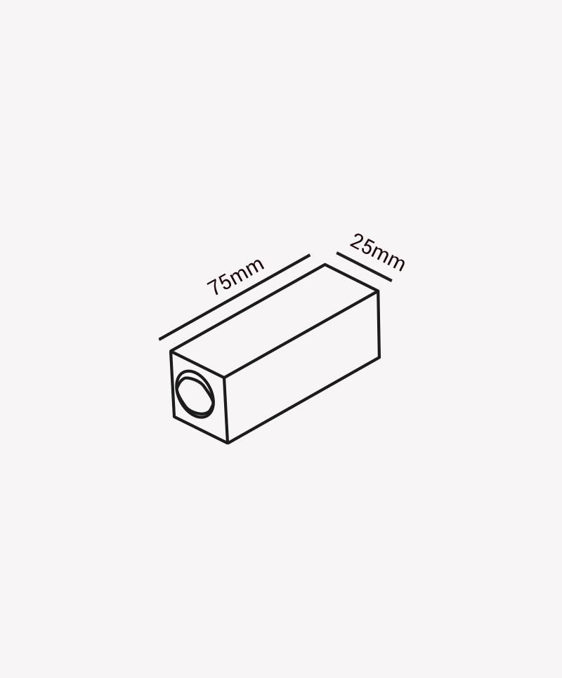 Arandela Opus Minima 3 watts 3000K 60° Branco 75x25mm OPS 86473




