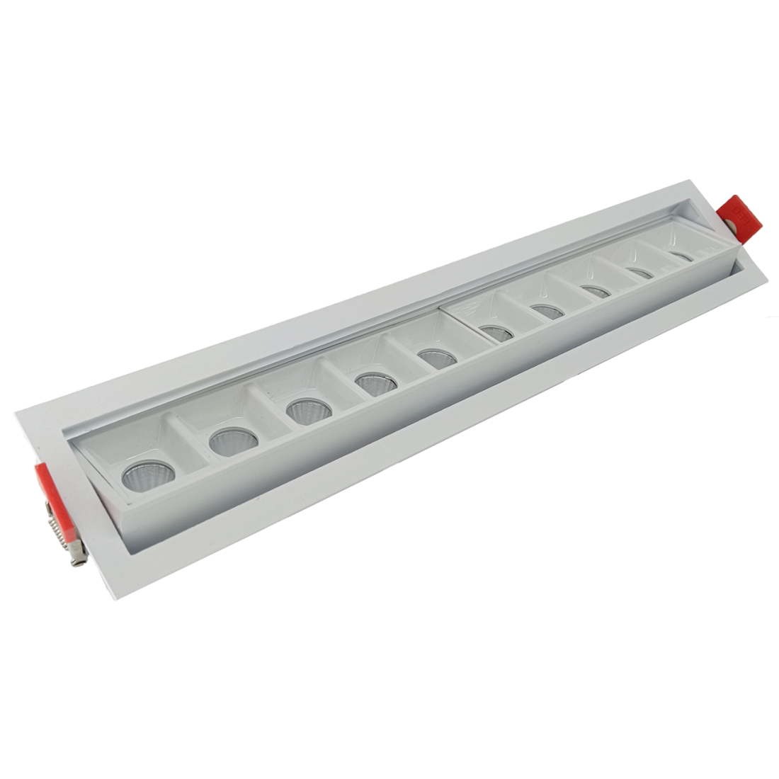 Embutido Alpertone Downlight Durell Articulado 20 watts 36° Branco IRC90 Bivolt 280x45x32mm 011581/011582